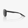 100% KONNOR - MATTE BLACK - BLACK MIRROR LENS