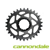 ABSOLUTE BLACK C/RING MTB CANNONDALE OVAL BLACK