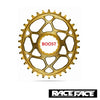 ABSOLUTE BLACK C/RING MTB RACE FACE OVAL BOOST3 DM GOLD