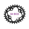 ABSOLUTE BLACK C/RING MTB OVAL 64/4BCD