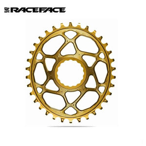 ABSOLUTE BLACK C/RING MTB RACE FACE OVAL DM GOLD