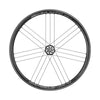 Campagnolo Bora Wto 33 bicycle wheel with white label